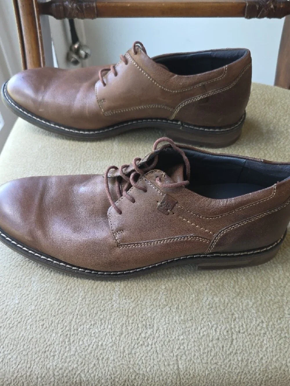 Josef Seibel Men's Brown Leather Derby Oxfords Item#1072